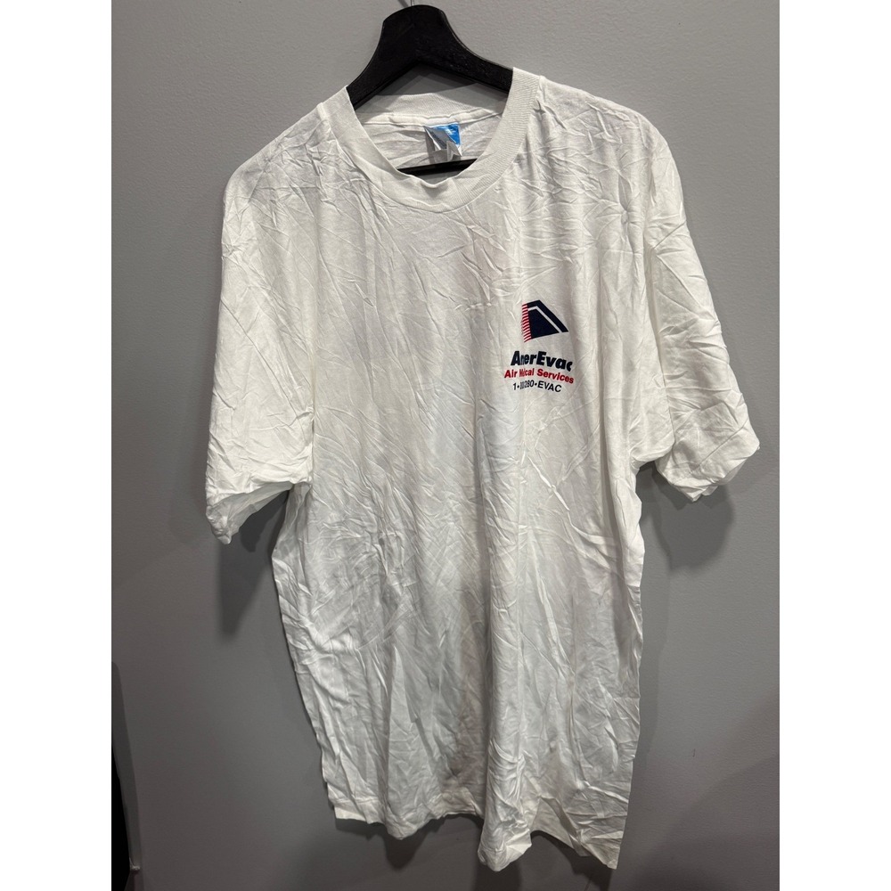 AerEvac ImerEvac Air Services HVAC‎ Promo T-Shirt Fruit of the Loom XL